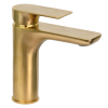 Смеситель для раковины Remer Infinity I12BG, золото брашированное