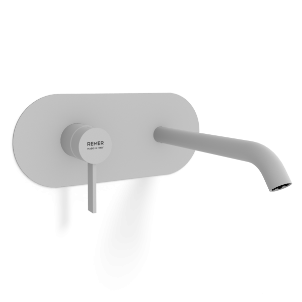 Смеситель для раковины Remer Metrica MC15WBBO, белый матовый