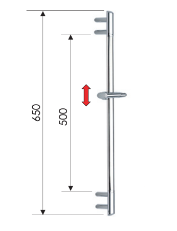 Душевая стойка 65 см Remer 317V