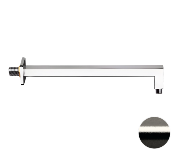 Кронштейн для верхнего душа 40 см Remer 348S40NP, никель брашированный