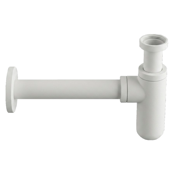 Сифон 1”1/4 Remer 958LBO, белый матовый