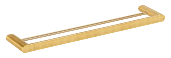 Полотенцедержатель двойной 60 см Remer Lounge LN33BG, золото брашированное