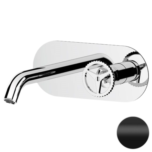 Смеситель для раковины Remer Chrono CH15LWBNO, черный матовый