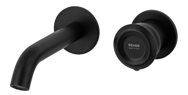 Смеситель для раковины Remer Element ET15PNO, черный матовый