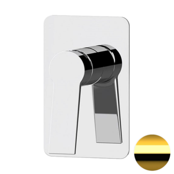 Смеситель для душа Remer Slash SL30LDO, золото глянцевое