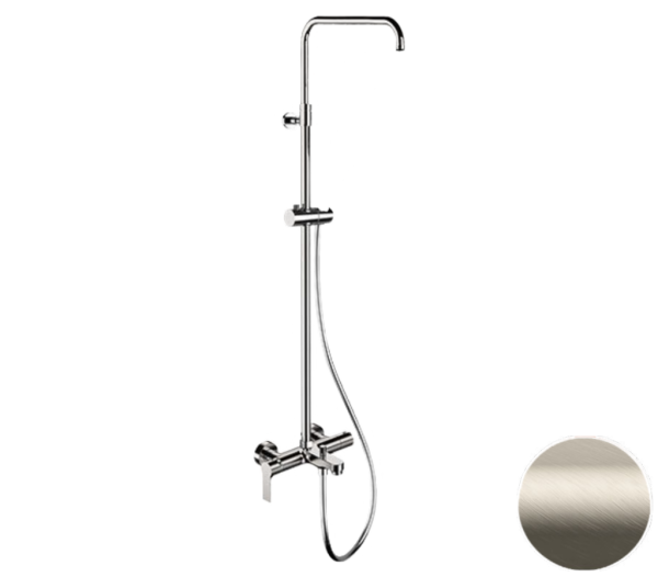 Душевая система с изливом Remer Energy EY34ASSDXV, сталь