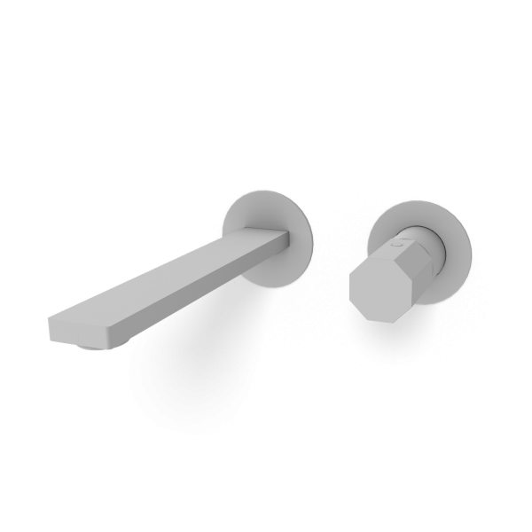 Смеситель для раковины Remer Ottagono ON15PWBBO, белый матовый