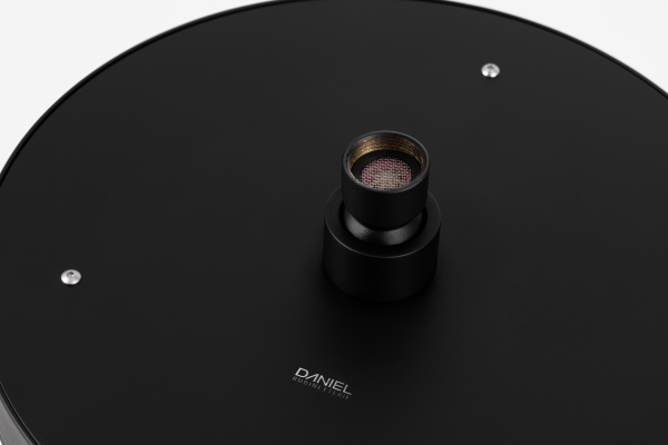 Верхний душ с шарнирным соединением 32 см Daniel A578H3CM3215, черный матовый