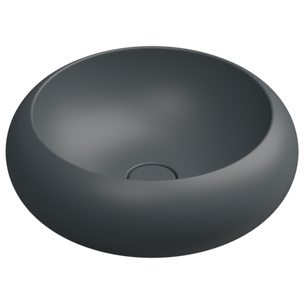 Раковина накладная 42 см GSG Ceramic Design Petra PELAV42028, Ebano Matt