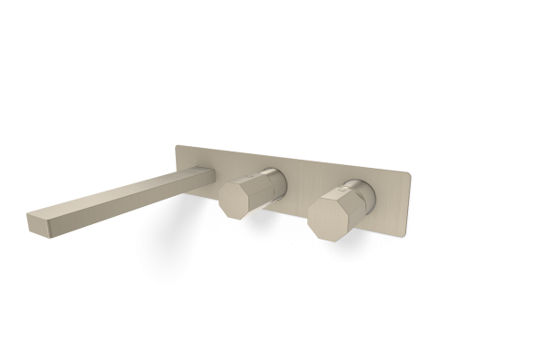 Смеситель для ванны Remer Ottagono ON54D3WBXV, сталь