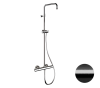 Душевая система термостатическая Remer Elegance EQ32ASSDCFP, черный брашированный хром