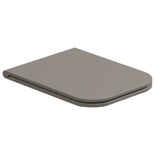 Крышка с сиденьем для подвесного унитаза с микролифтом GSG Ceramic Design Brio BRCOPRSLTICR030, Cashmere Matt