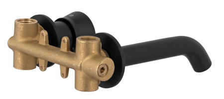 Смеситель для раковины Remer Element ET15PNO, черный матовый