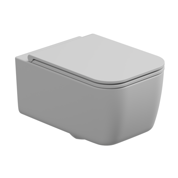 Чаша подвесного унитаза GSG Ceramic Design Brio BRWCSO001, белый матовый