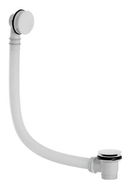 Слив-перелив click-clack для ванны OMP Tea 2868.660.6XD, белый матовый