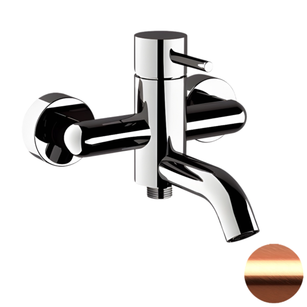 Смеситель для ванны Remer X Style X05RP, медь брашированная