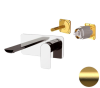 Смеситель для раковины Remer Infinity I15LKBBG, золото брашированное