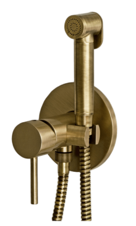Гигиенический душ со смесителем Remer X Style X65WVO, латунь состаренная