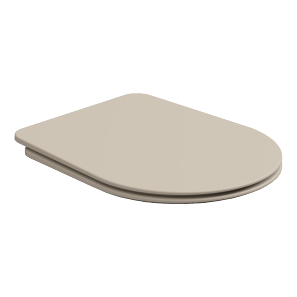 Крышка с сиденьем для подвесного унитаза с микролифтом GSG Ceramic Design Hit! HICOPRSLTICR034, Sabbia Matt