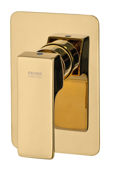 Смеситель для душа Remer Absolute AU30DO, золото глянцевое