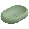 Раковина накладная 60x42 см GSG Ceramic Design Petra PELAV60031, Salvia Matt