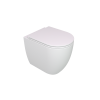 Чаша приставного унитаза GSG Ceramic Design Like LKWC01000P, белый глянцевый