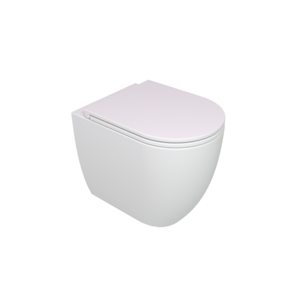 Чаша приставного унитаза GSG Ceramic Design Like LKWC01000P, белый глянцевый