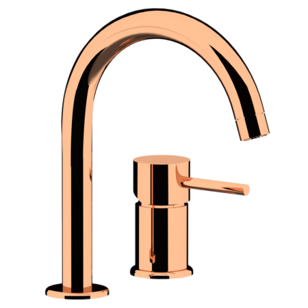 Смеситель для раковины Remer X Style X57RL, медь глянцевая