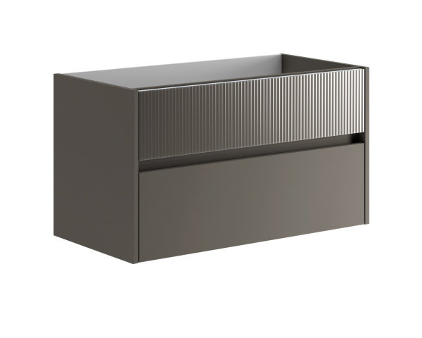 Тумба для раковины 90 см Onsen Niwa 71-BP-090-M23-V23, угольно-серый