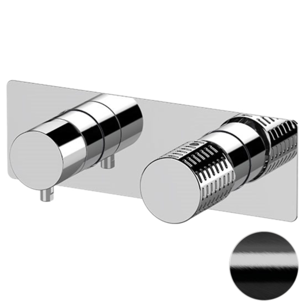 Смеситель для душа Remer Celebrity CEC93ZWBCFP, черный брашированный хром