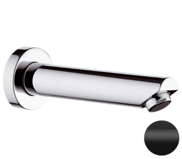 Излив настенный 18 см Remer 91MNO, черный матовый