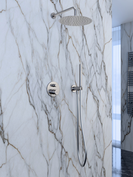 Смеситель для душа Mariani Next B16173NS, нержавеющая сталь