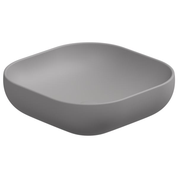 Раковина накладная 45 см GSG Ceramic Design Easy EALAVQU45038, Fumo Matt