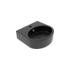 Раковина подвесная 45х44 см GSG Ceramic Design Like LKLAVBW45003, черный матовый
