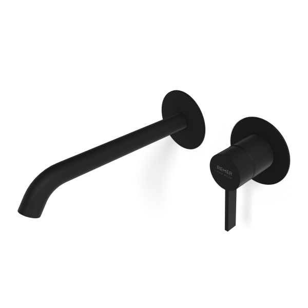Смеситель для раковины Remer Metrica MC15PLWBNO, черный матовый
