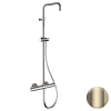 Душевая система термостатическая Remer Elegance EQ32ASSDCH, шампань брашированная PVD