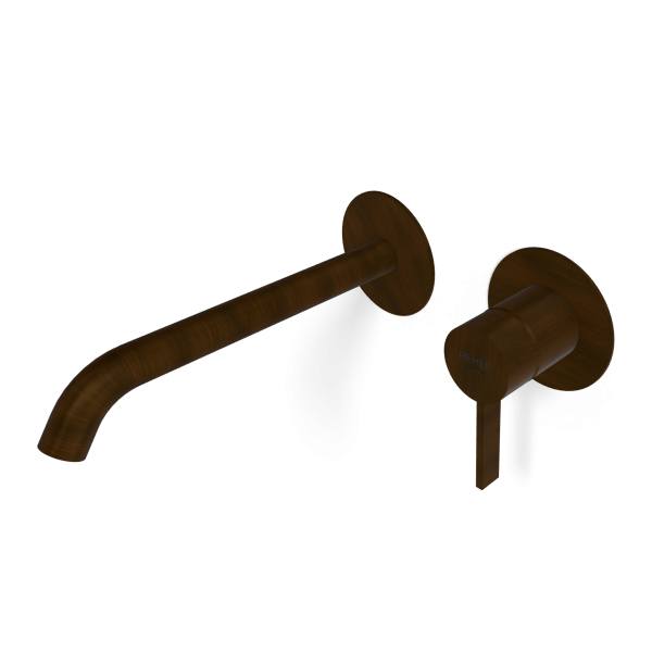 Смеситель для раковины Remer Metrica MC15PLWBBR, бронза масляная