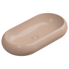 Раковина накладная 80x42 см GSG Ceramic Design Petra PELAV80039, Rosa Glossy