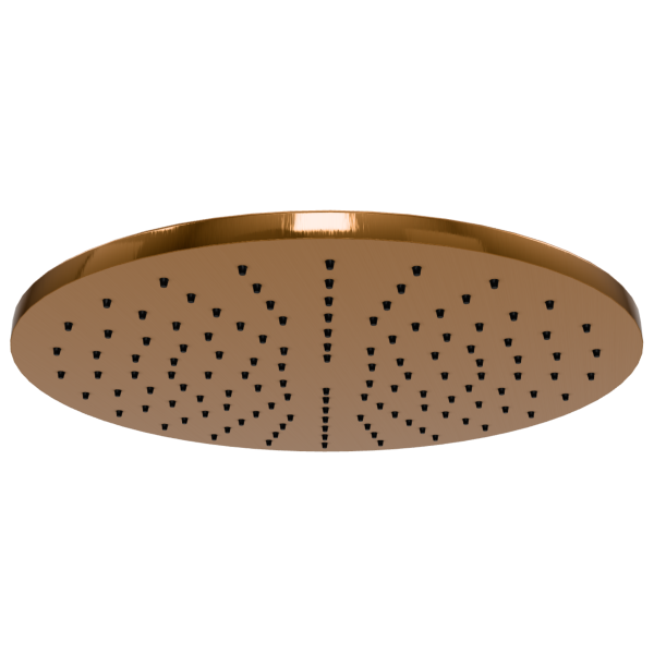 Верхний душ 30 см с шарнирным соединением Remer 359MM30CUX, медь брашированная PVD