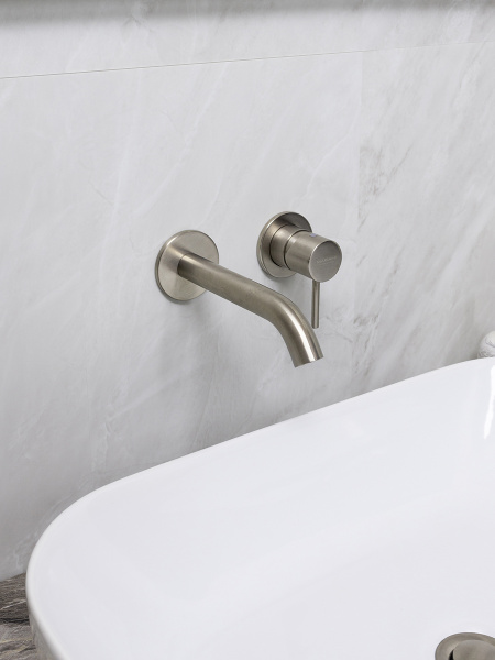 Смеситель для раковины Mariani Next B16565NSP, нержавеющая сталь