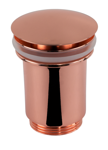 Донный клапан без перелива 1”1/4 Remer 904CC114RL, медь глянцевая