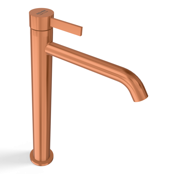 Смеситель для раковины Remer Metrica MC11LXLRP, медь брашированная