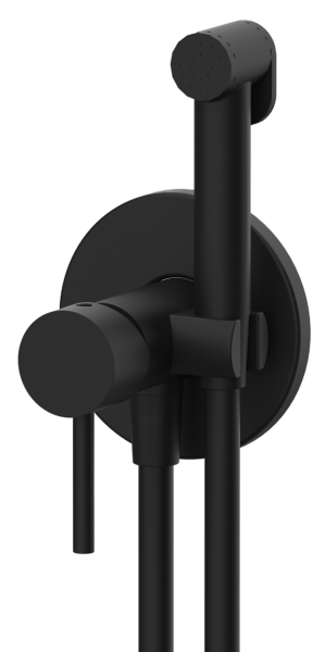 Гигиенический душ со смесителем Remer X Style X65WNO, чёрный матовый