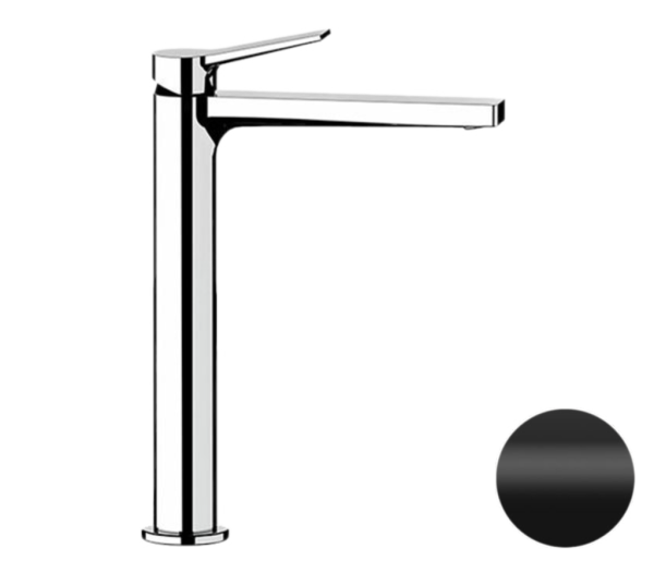 Смеситель для раковины Remer Slash SL11LNO, черный матовый