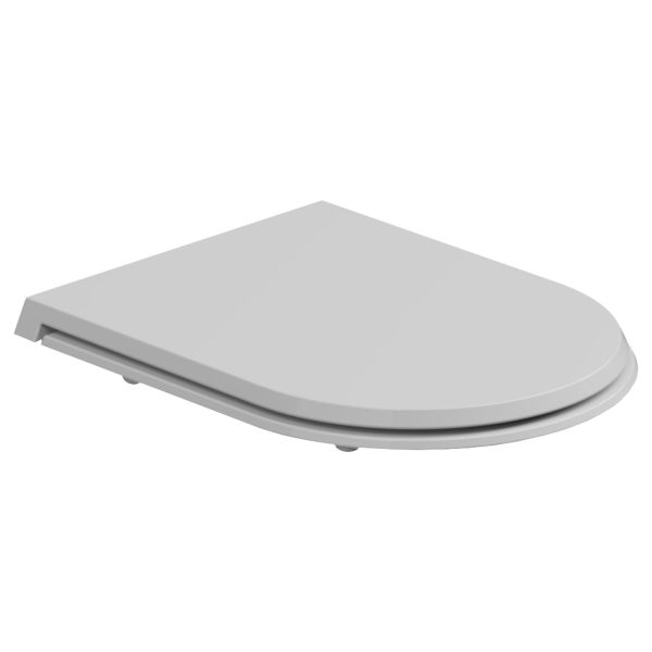Крышка с сиденьем для подвесного унитаза с микролифтом GSG Ceramic Design Cruise CRCOPRSLTICR000, белый глянцевый