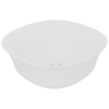 Раковина накладная 42 см GSG Ceramic Design Flut FLLAVFSQU42000, белый глянцевый
