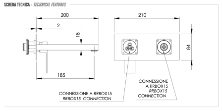 Смеситель для раковины Remer Q-Design QD15KB