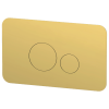 Кнопка смыва Remer RB810DO, золото глянцевое