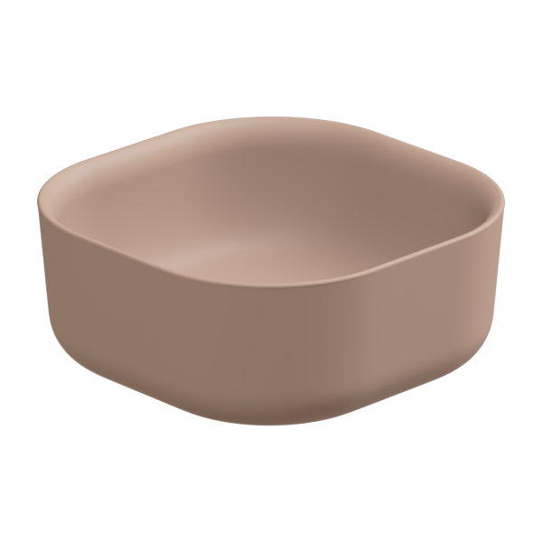 Раковина накладная 42 см GSG Ceramic Design Hit! HILAVQU42032, Cipria Matt