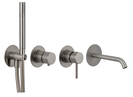 Смеситель для ванны Remer X Style X96S03ROXXXV, сталь